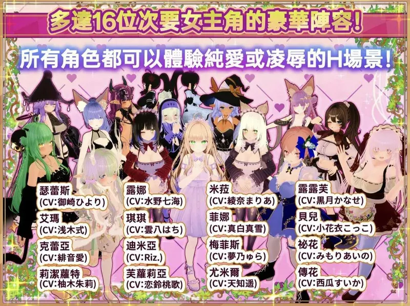 图片[19]-电脑版【3D互动SLG全动态全CV】异世界树的巫女～用魔法触摸尽情做色色的事 官中+DLC 步-大壮社区